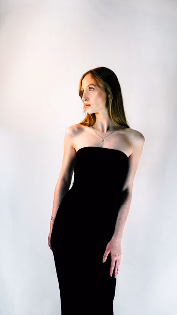 Vestido Midi Canelado